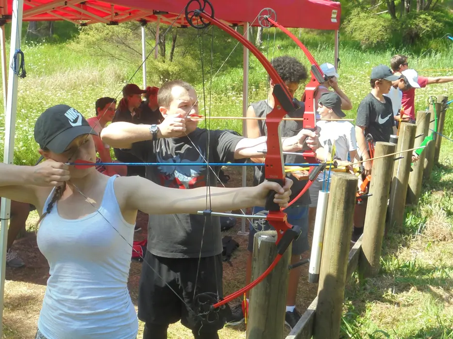 Having fun at the Howick College Year 9 Camp