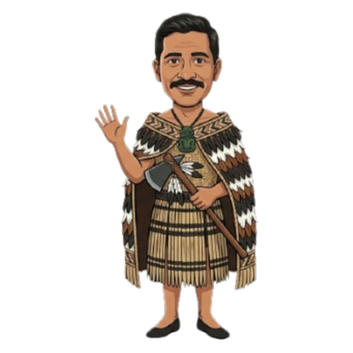 Apirana Ngata - a character from Yeah, Nah a Kiwi musical by MusaSchools