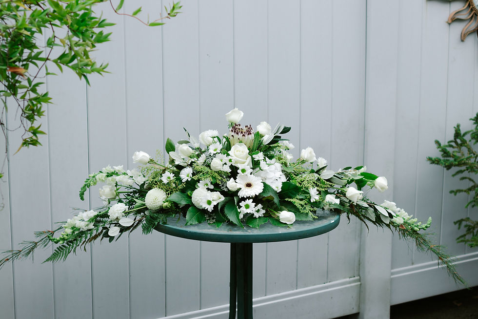 Custom Floral Table Arrangement, Christchurch - Flowers by Casey