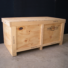 Plywood shipping crate made by Custom Crating NZ