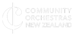 Community Orchestras NZ logo - Supporting & Connecting NZ Orchestras