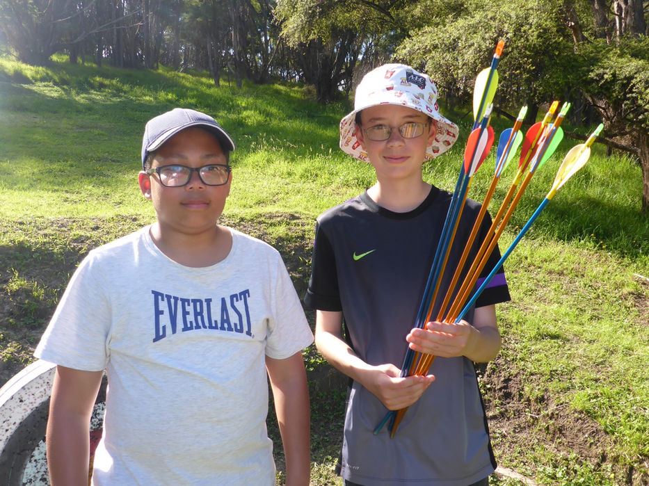 Having fun at the Howick College Year 9 Camp