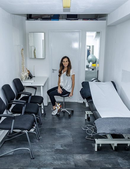 Sammy in clinic room