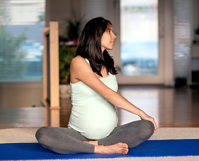 Pregnant Woman Staying Fit