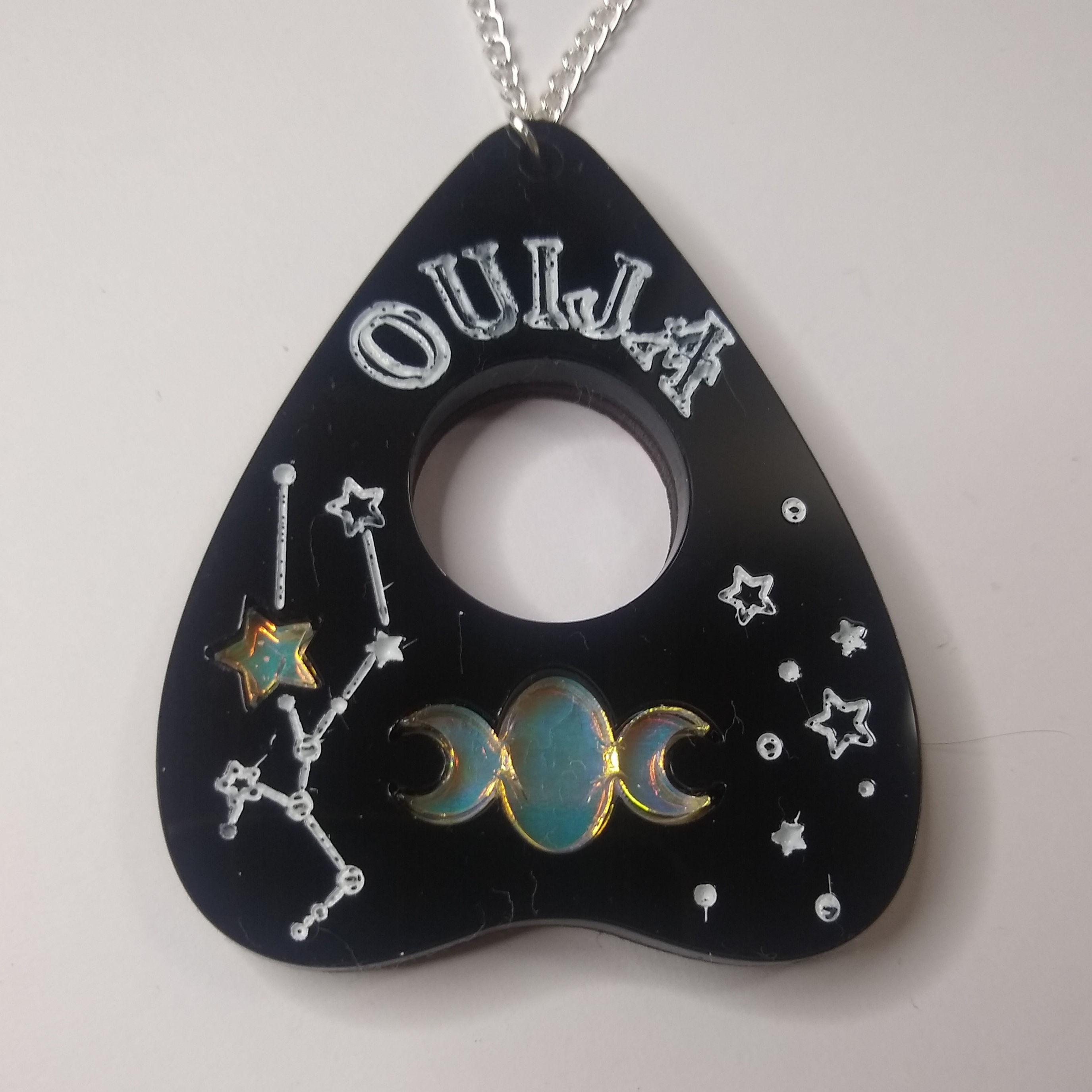 Cosmic Occult planchette pendant