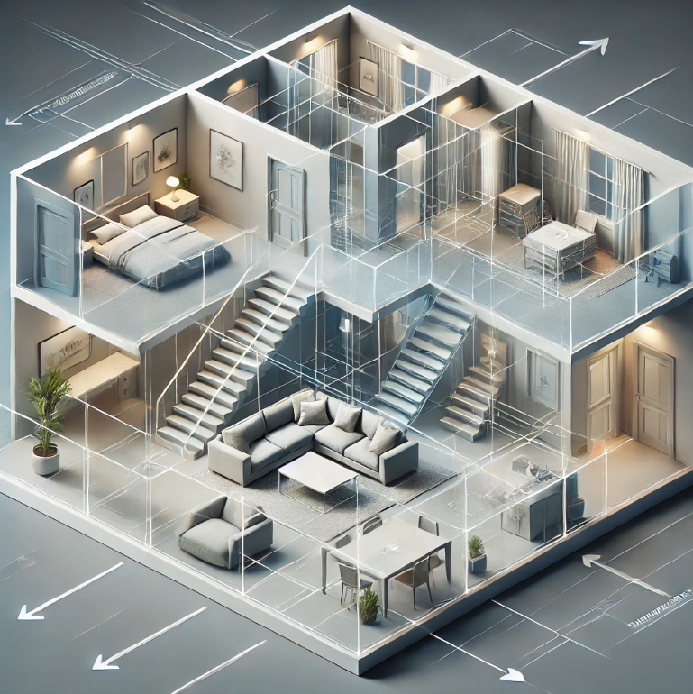 Pathway Flow: AI’s Struggle with Circulation in Complex Interiors
