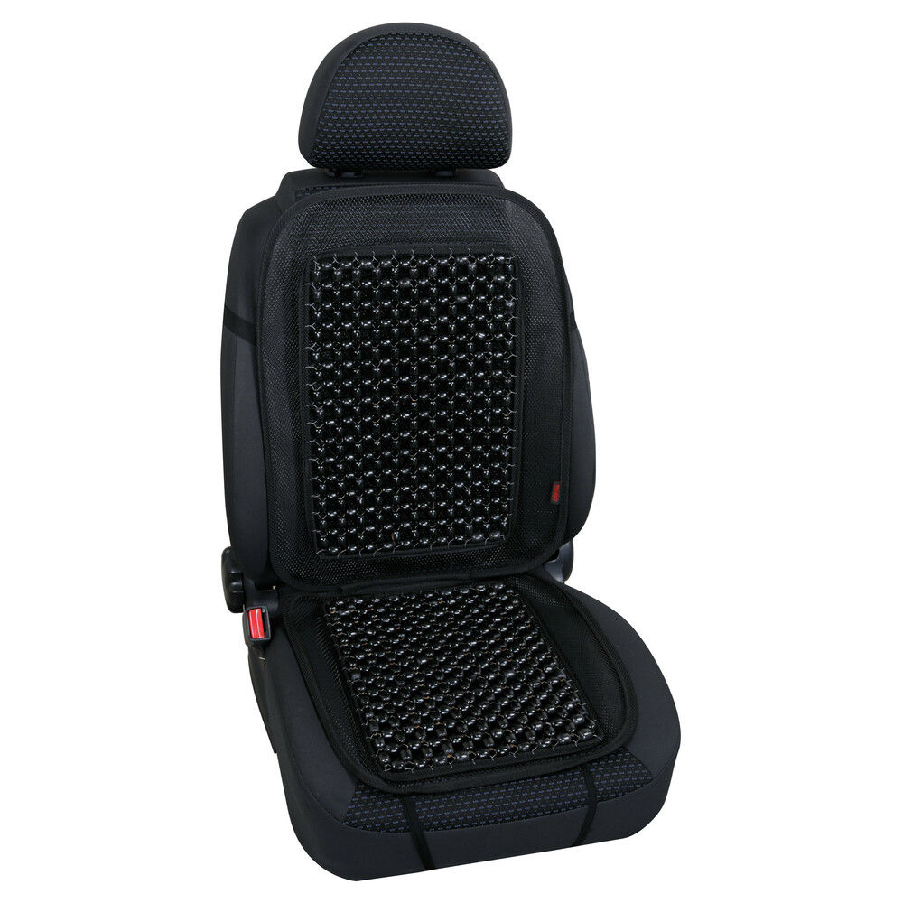 54319 CUBRE ASIENTOS DE BOLAS NEGRO MASAJE