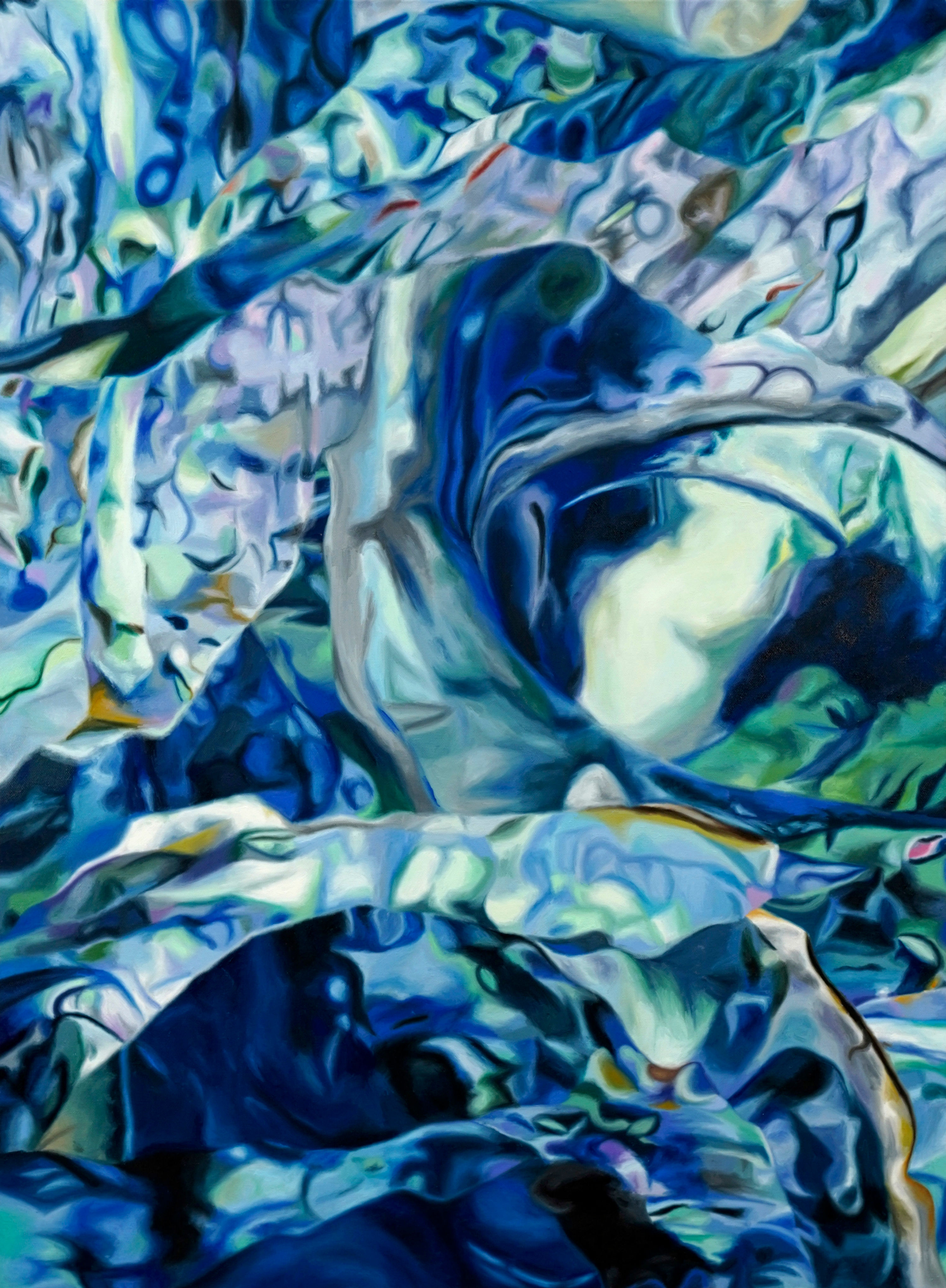 Grandmother of Pearl (Blue) Print