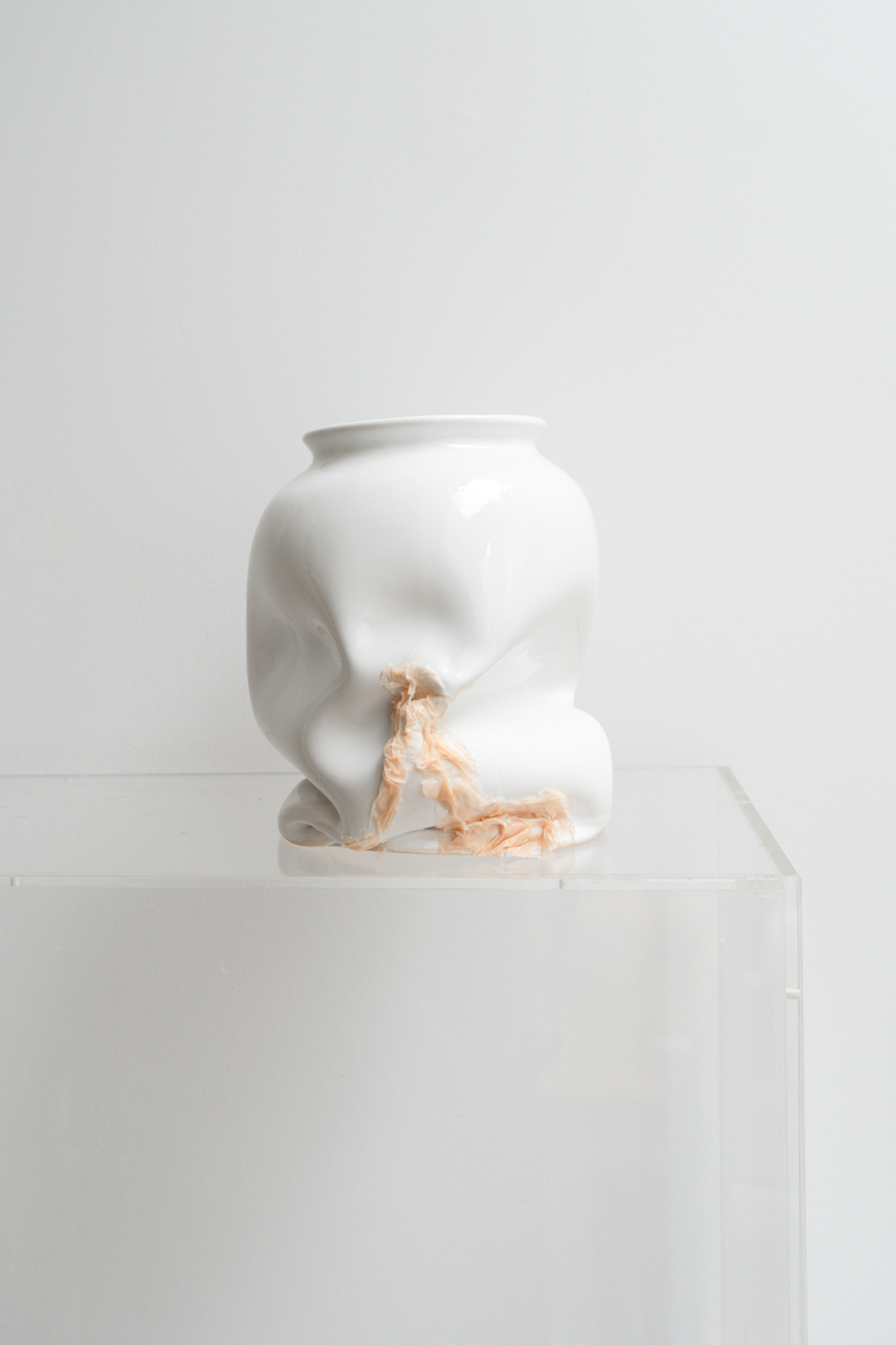 Smashed Wrinkled Vase