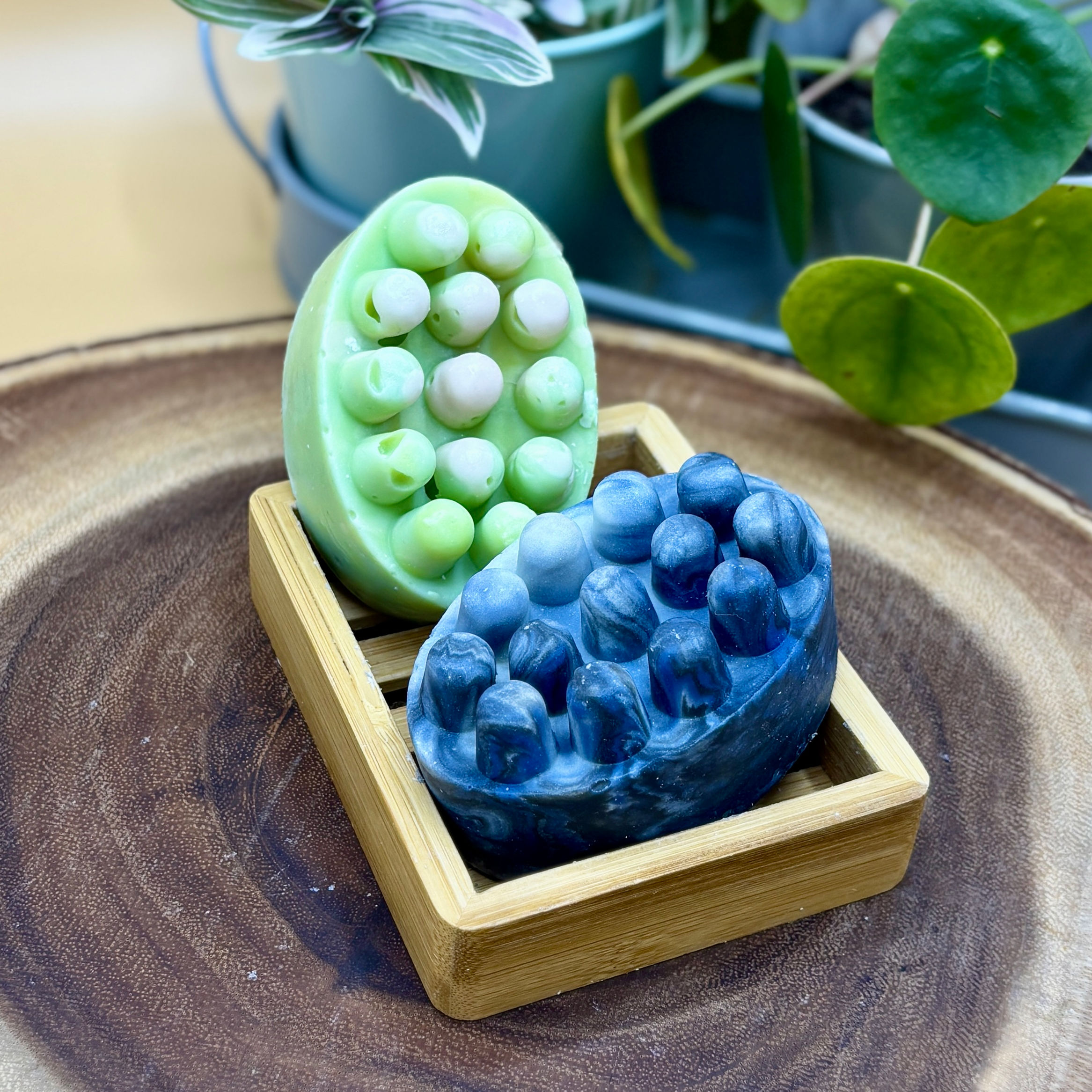 Massage Duo Soap Gift Bag | Fragrance-Free natural soap bars