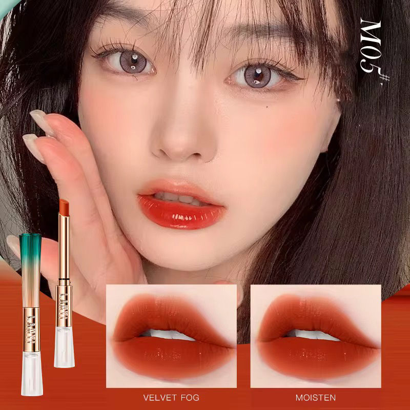 Thumbnail: Waterproof lipstick lock color with 2 styles 