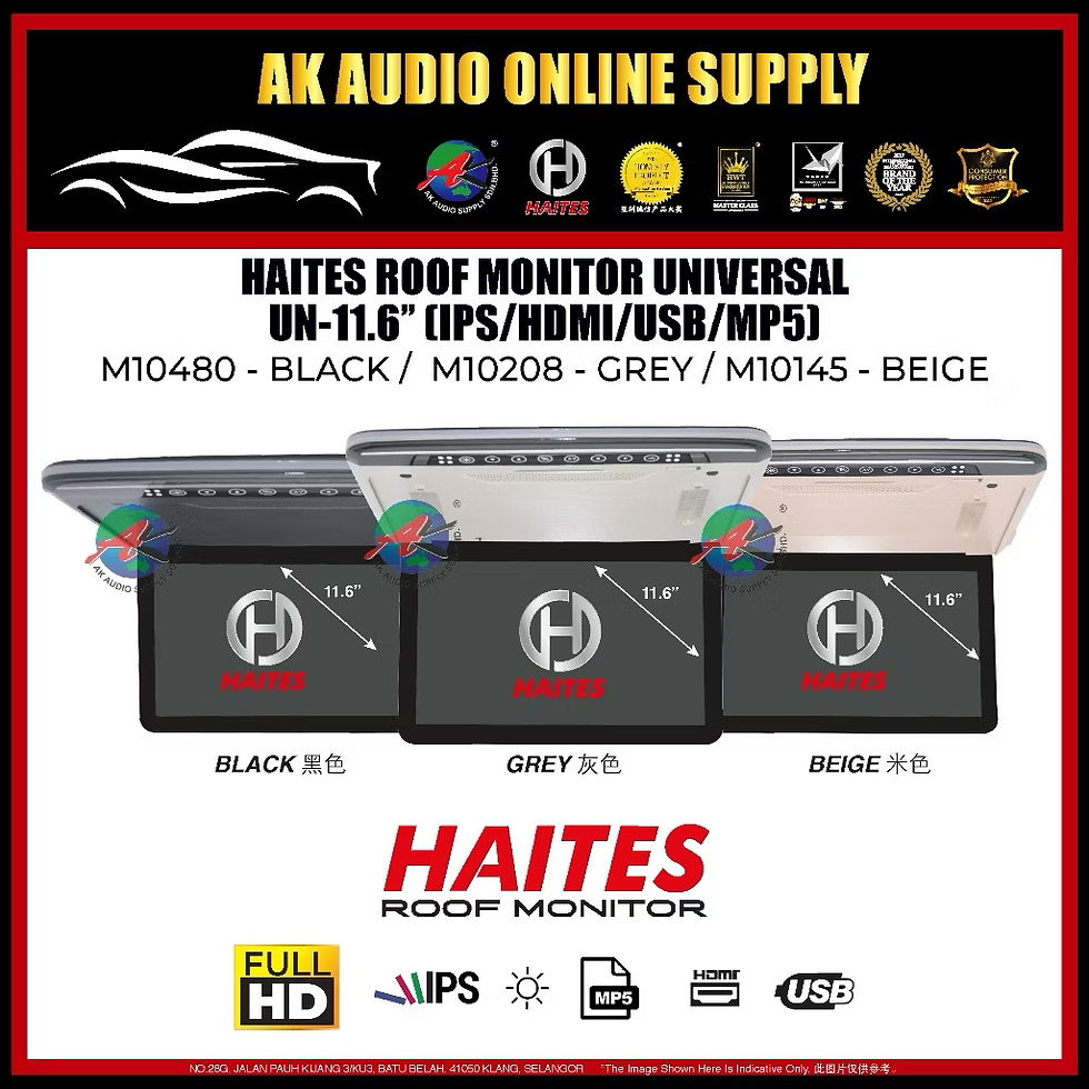 Haites 11.6" Inch Universal Roof Monitor