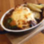 煮込みハンバーグ〜グラタン仕立て