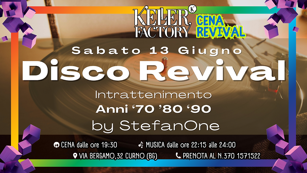 Disco Revival - Intrattenimento anni 70-80-90