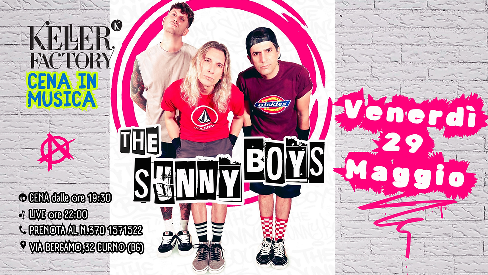 Cena in Musica con The Sunny Boys - Punk Party Band