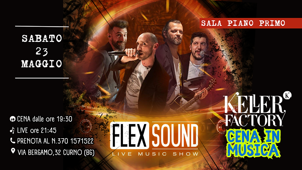 Cena in Musica con Flexsound - Party Band