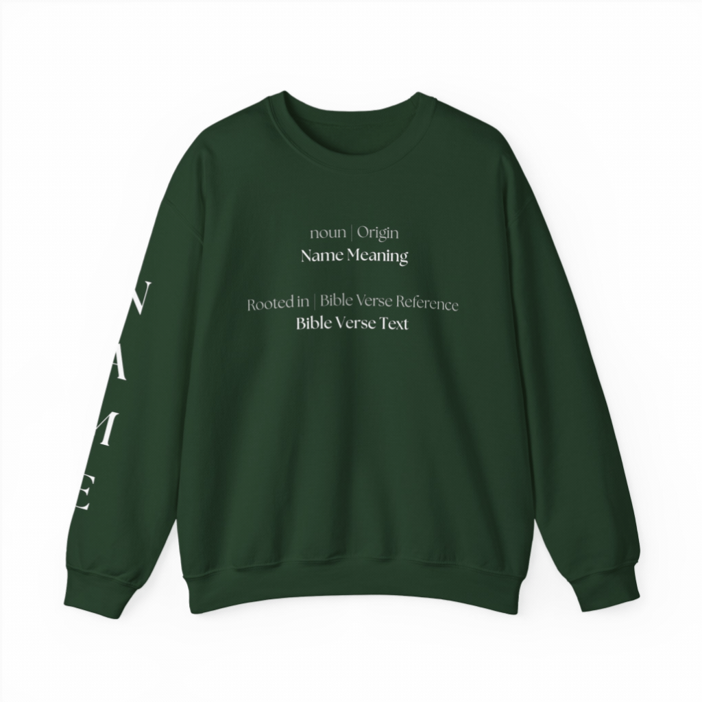 Personalised Scripture Sweatshirt