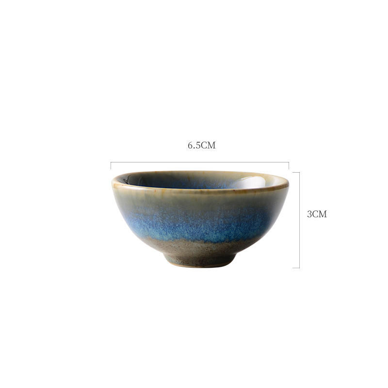 Thumbnail: Blue Reactive Glaze Sake Set