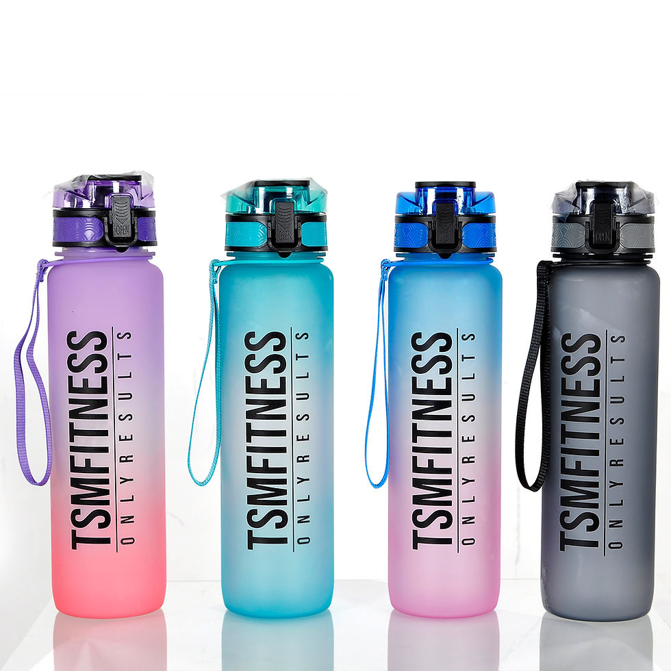 Thumbnail: 1 litre BPA free water bottles & cleaning brush
