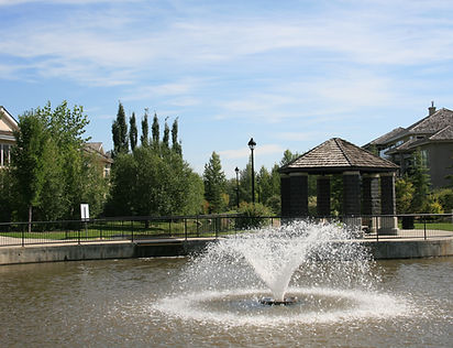 Water feature in the Properties of Donsdale