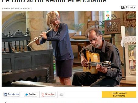 Le duo Arrin à Goulven