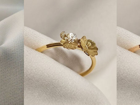 bagues en or rose, or jaune, et platine