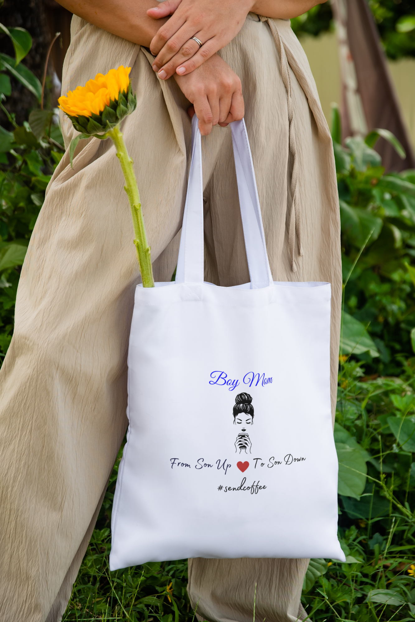 Boy Mom Tote