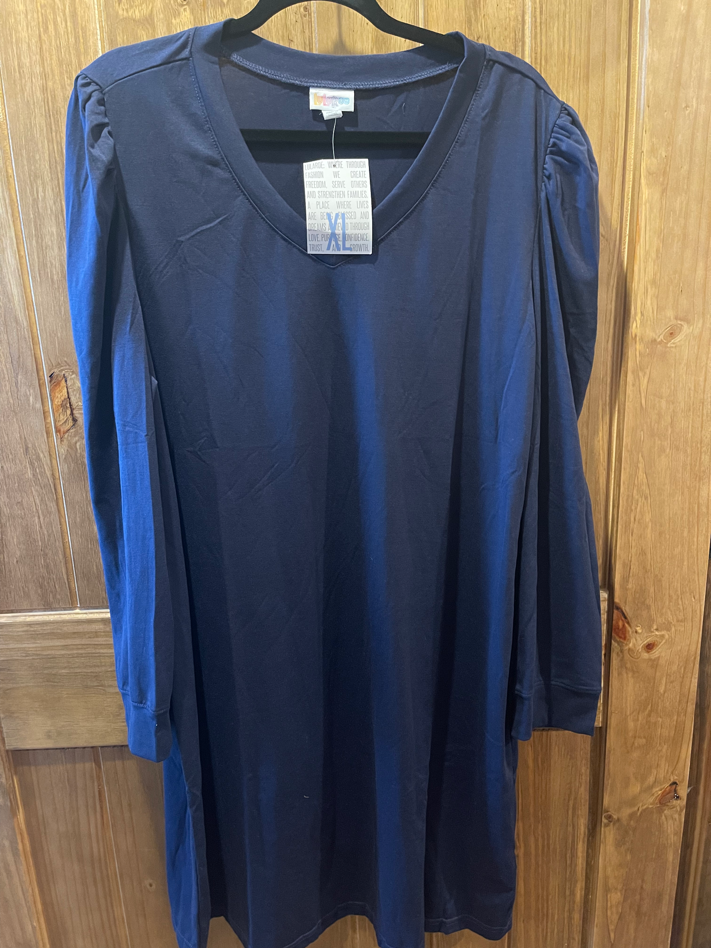 LuLaRoe Blue T-Shirt Dress