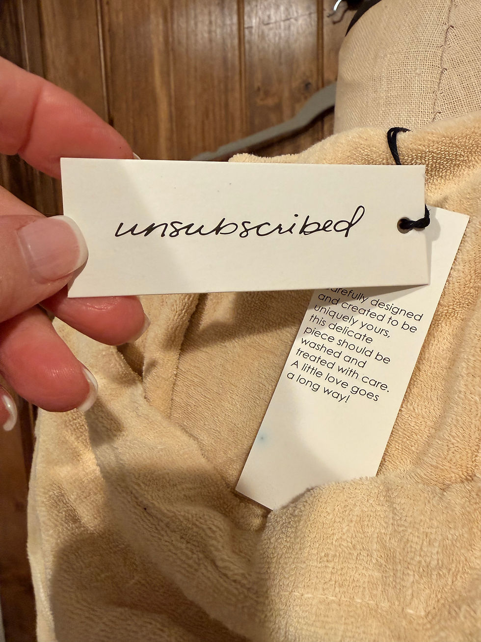 Thumbnail: Unsubscribed Terry Cloth Cropped Hoodie