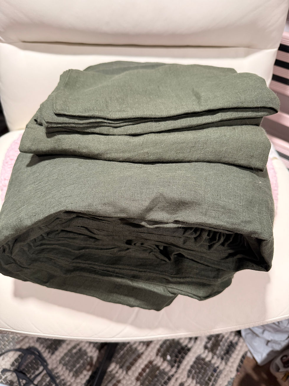 Thumbnail: SOLD - Quince Queen/Full Duvet Cover Set