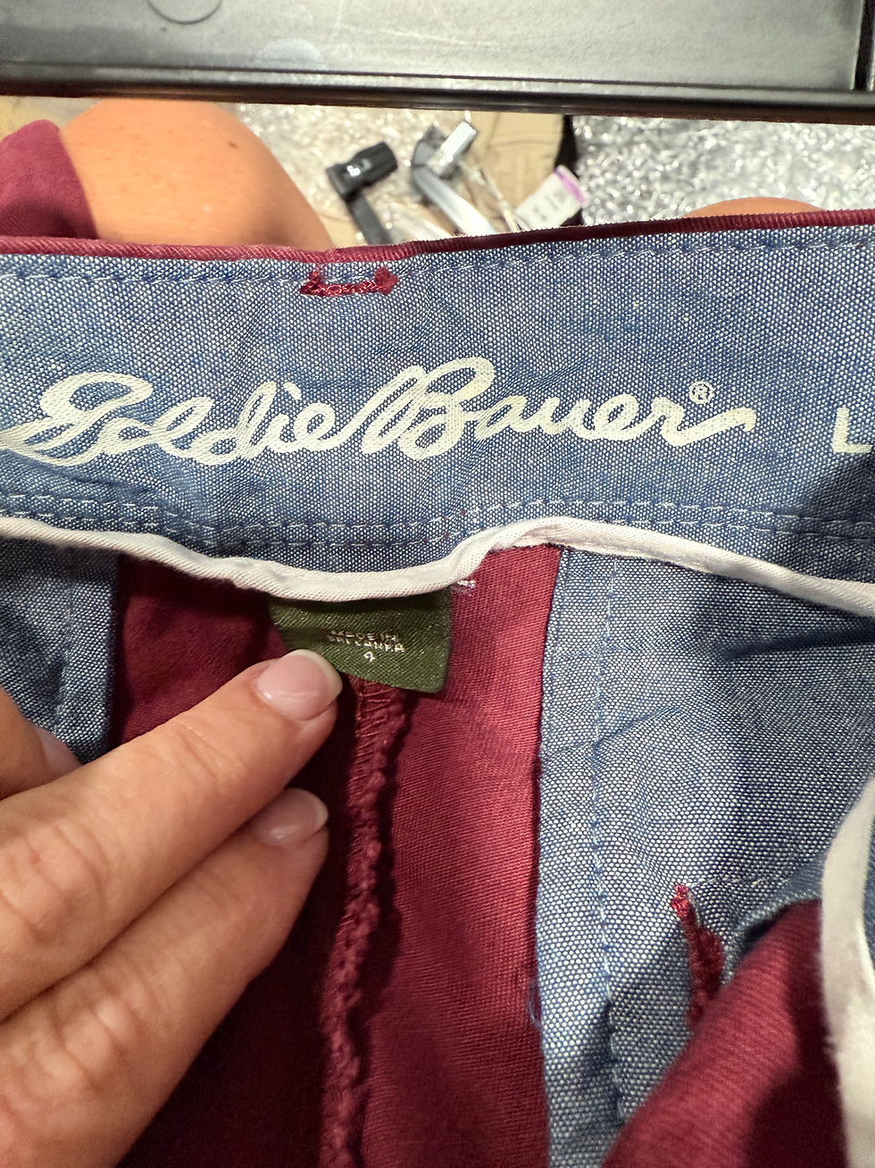Thumbnail: Eddie Bauer Maroon Chino Pants