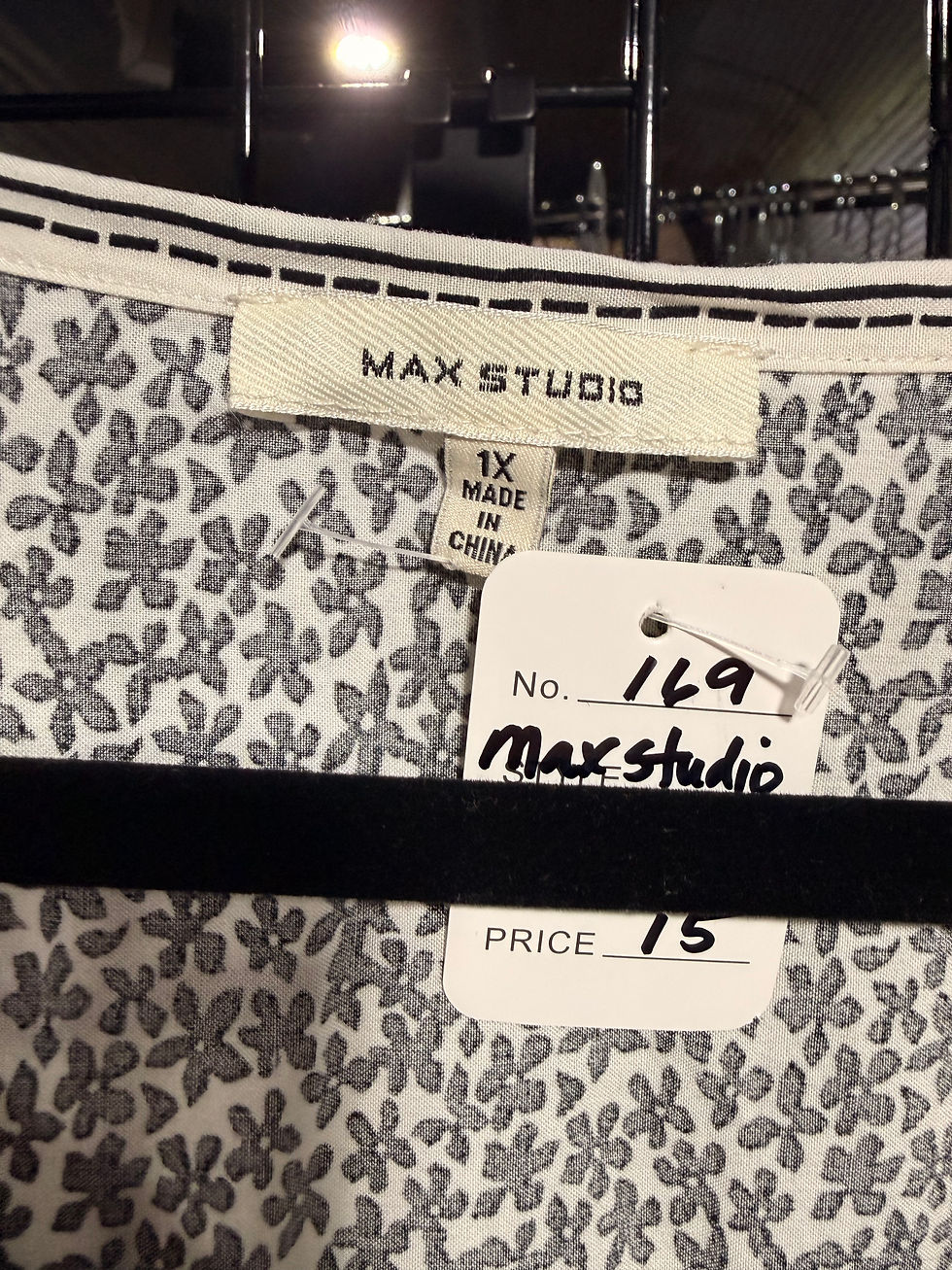 Thumbnail: Max Studio Black and White Blouse