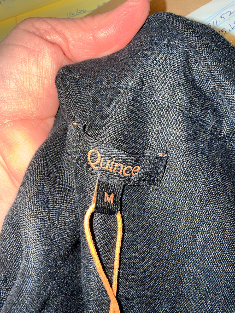 Thumbnail: Quince Linen Shirt Dress