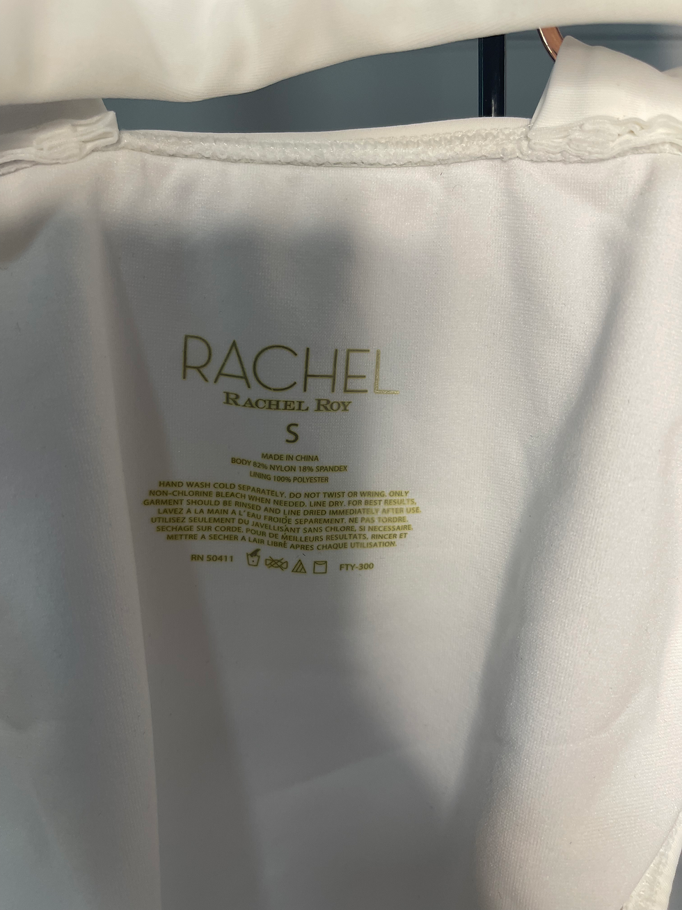 Thumbnail: Rachel Roy White One Piece Swimsuit 