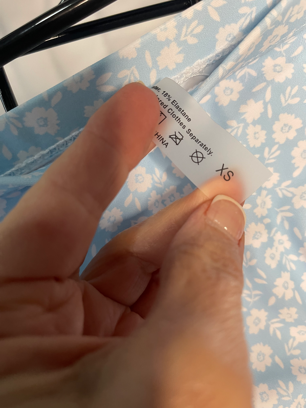 Thumbnail: Blue floral bikini set