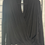 Thumbnail: Krisa Black Long Sleeve Deep V Blouse
