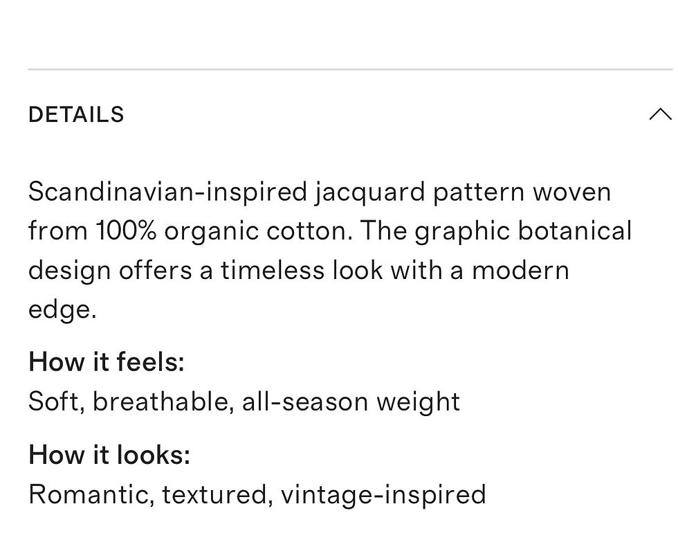 Thumbnail: Quince Organic Cotton Jacquard Floral King Sham Set