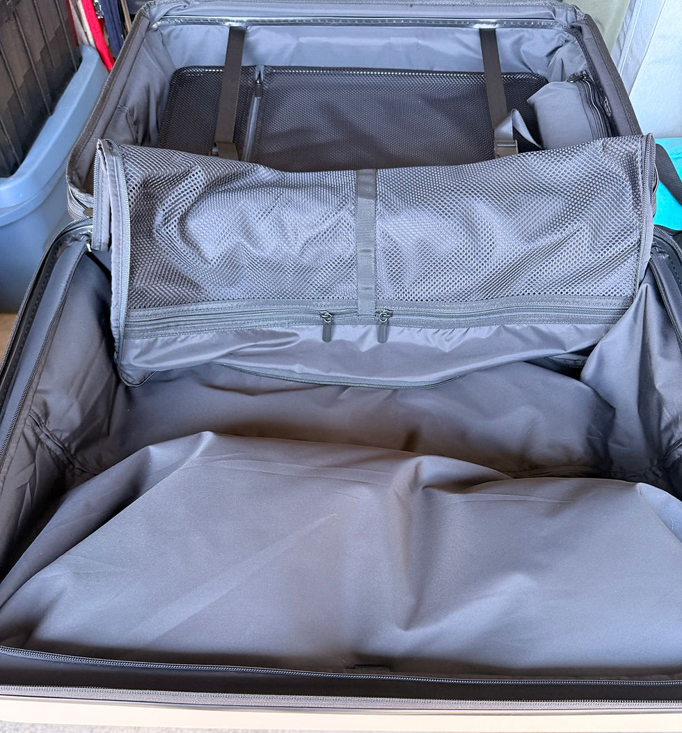 Thumbnail: Quince Large Tan Expandable Check-In Suitcase 