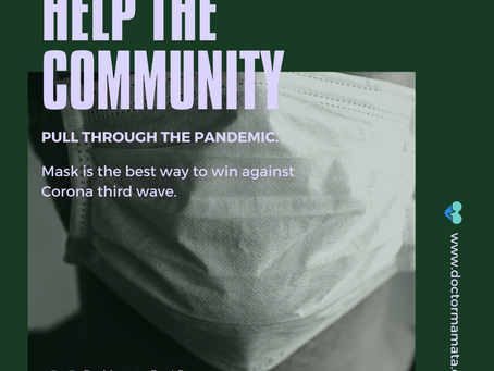 Mask is the best way to win against Corona Third Wave !!