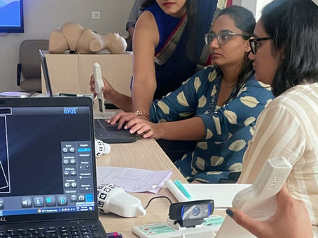 1.5 days hands-on ultrasound Fetal cardiac course at Karamsad Medical College, Gujarat.