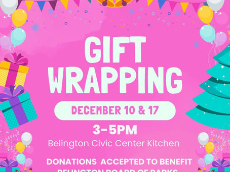 Belington Board of Parks Offers Gift Wrapping Service