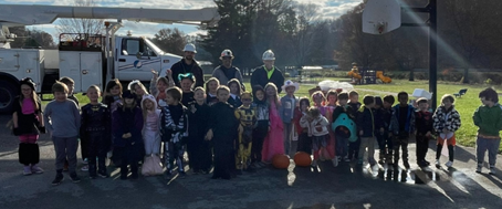 PES Participates In Pumpkin Drop