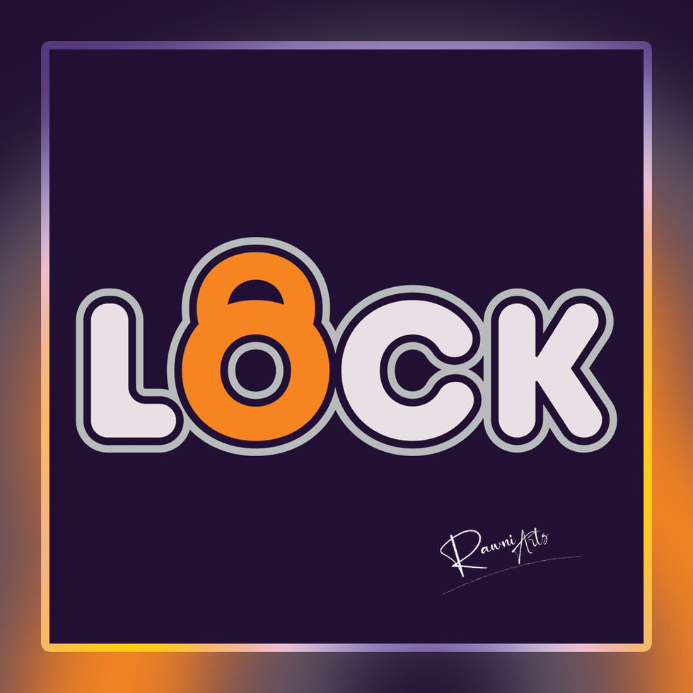 Lock Flat 2D Title