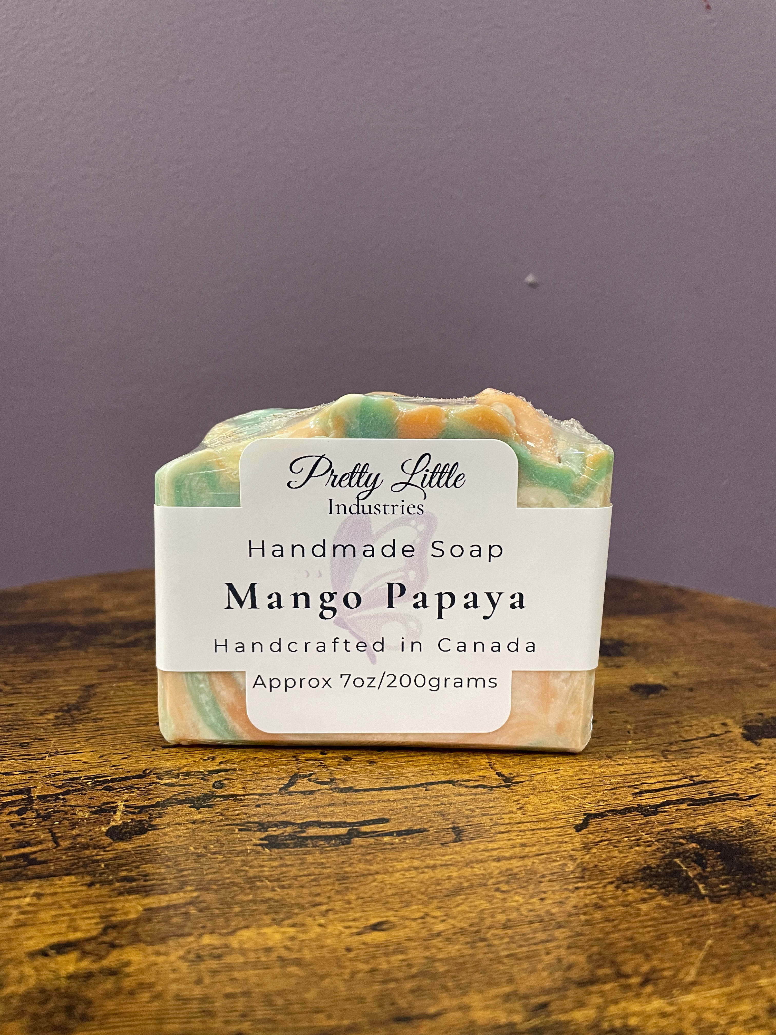 Mango Papaya Soap Slice