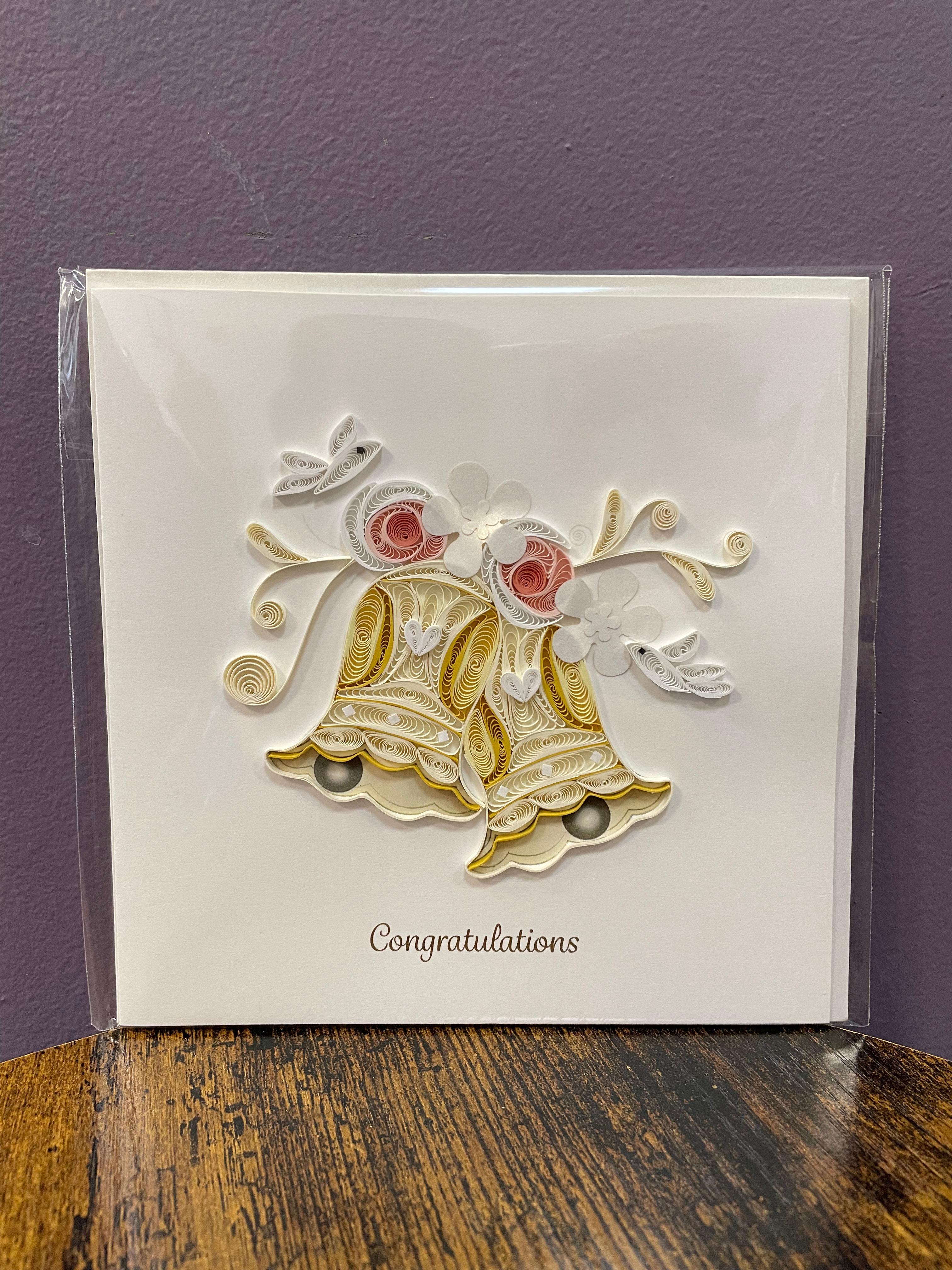 Wedding Bells Quilling Card