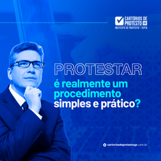Protestar é realmente um procedimento simples e prático?