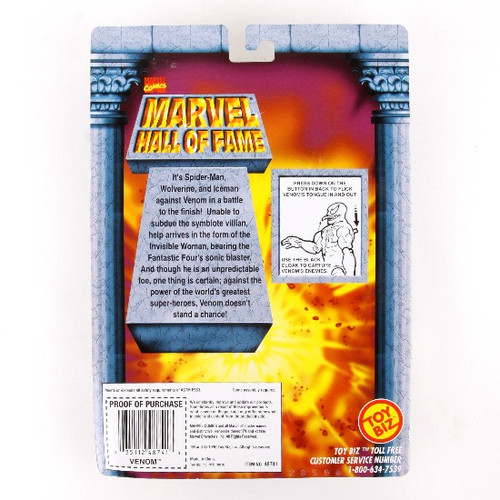 Venom - Classic 1996 Marvel Hall of Fame Action Figure - Toy Biz