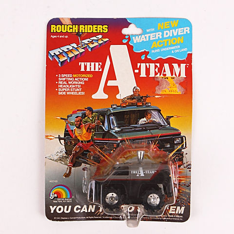Enforcer Van - Vintage 1983 The A-Team Rough Riders Tri-Ex - Ljn