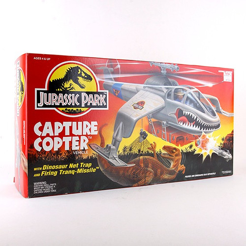 Capture Copter Classic 1993 Jurassic Park Vehicle W1 Kenner