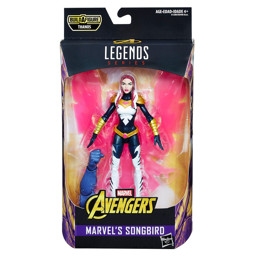 Songbird - Modern 2017 Marvel Avengers Legends Series 6" - Hasbro